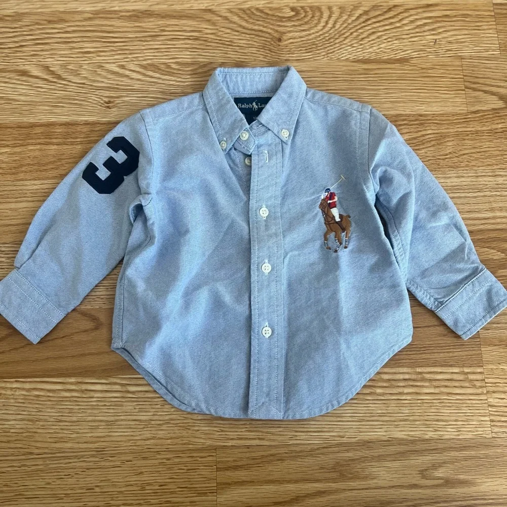 Ralph Lauren 12month button down - Picture 1 of 2